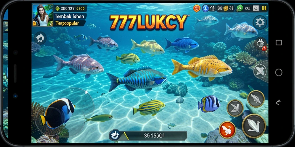 Gameplay seru Tembak Ikan dengan grafis menarik.