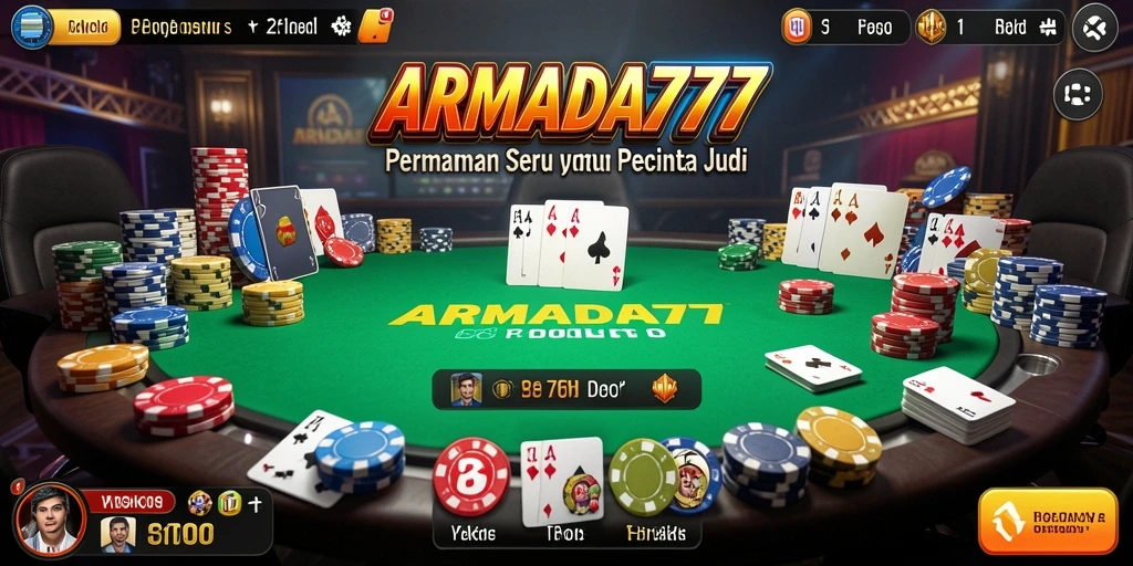 Gameplay Poker menarik di ARMADA777 dengan fitur beragam.