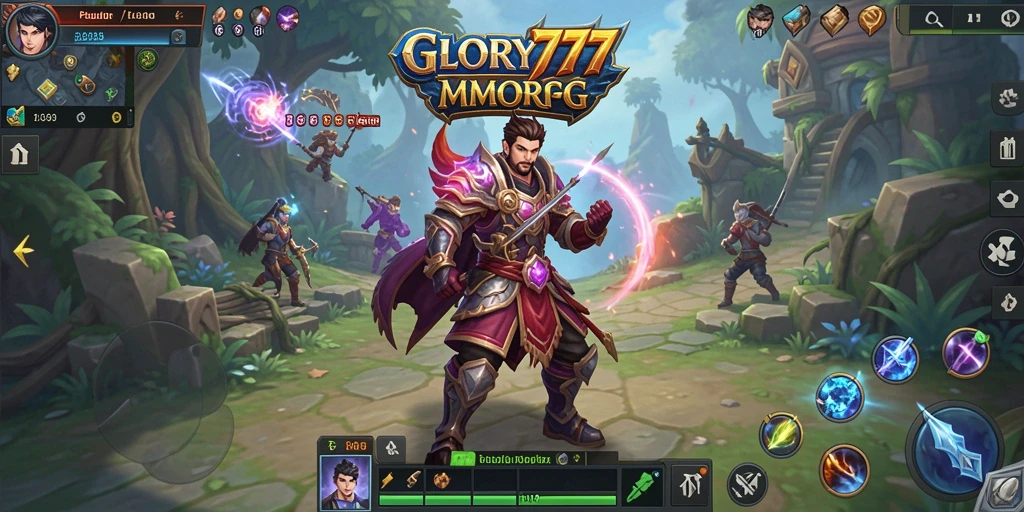 Tampilan gameplay GLORY777 yang mendebarkan dan penuh aksi.