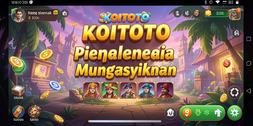 Screenshot gameplay KOITOTO menampilkan suasana simulasi yang menakjubkan.
