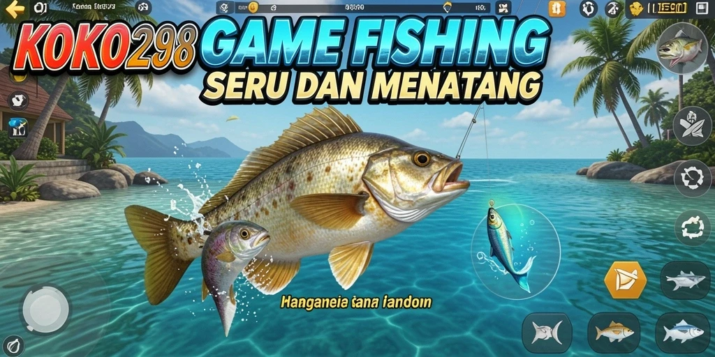 Screenshot KOKO288 menampilkan aksi memancing yang seru dan grafik yang menawan.