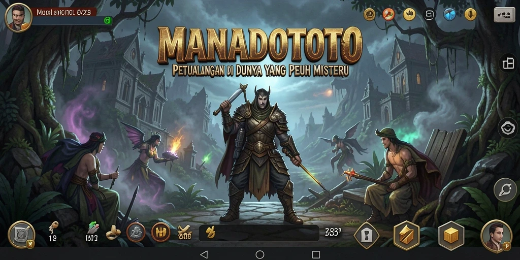 Tangkapan layar menunjukkan gameplay seru dan grafis indah dalam MANADOTOTO.