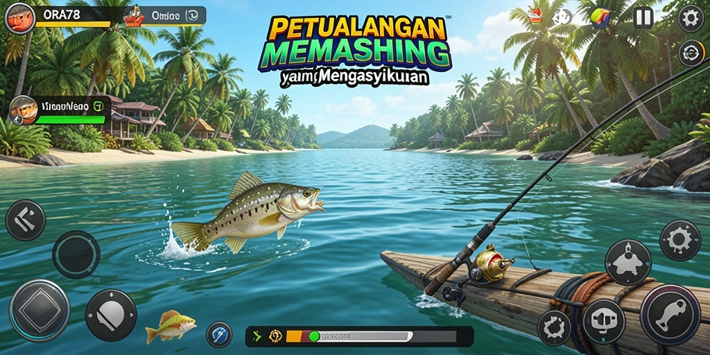 Tangkapan ikan besar di ORA78, saatnya menunjukkan keahlian memancing.