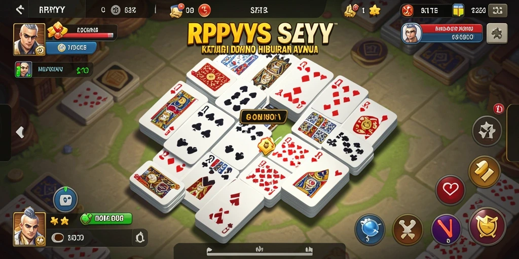 Tampilan gameplay seru dari RPYYY yang menggambarkan aksi Domino.