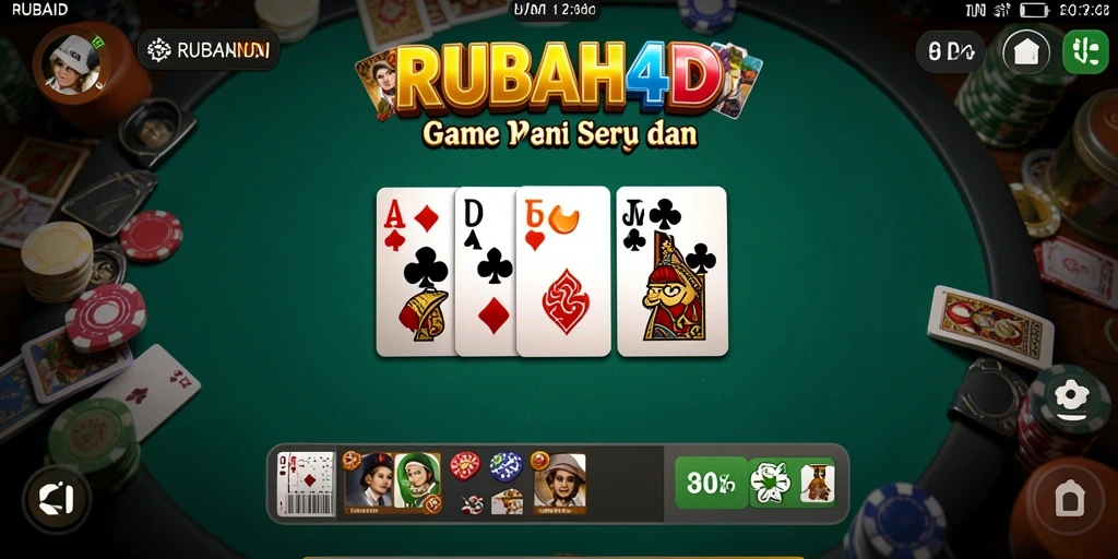 Tampilan menakjubkan dari gameplay Domino di RUBAH4D.