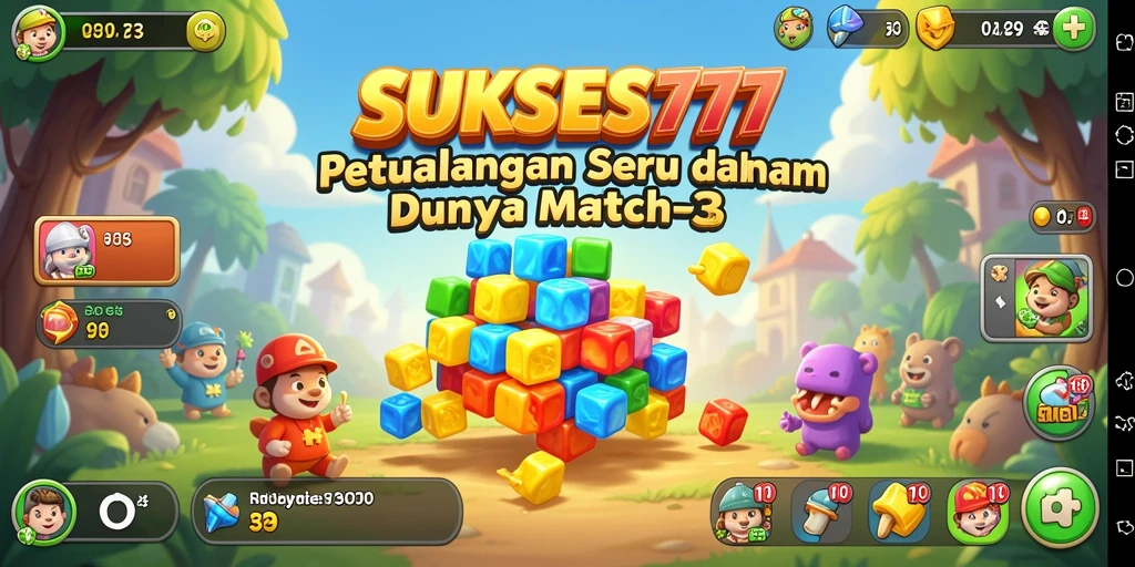 Tampilan gameplay seru dalam SUKSES777 dengan grafik menawan.